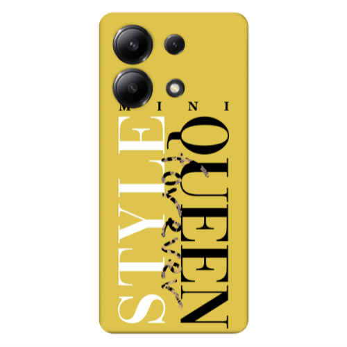 Xiaomi Redmi Note 13 4G Mini Quen Forever Yellow Colored Silicone TPU Θήκη