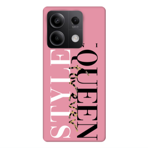 Xiaomi Redmi Note 13Pro 5G Mini Quen Forever Pink Colored Silicone TPU Θήκη