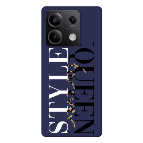 Xiaomi Redmi Note 13Pro 5G Mini Quen Forever Dark blue Colored Silicone TPU Θήκη