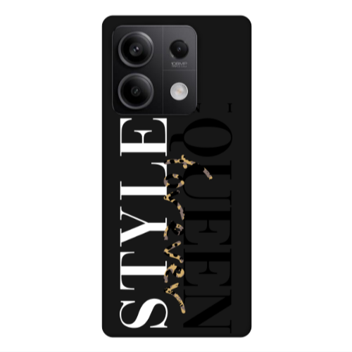 Xiaomi Redmi Note 13Pro 5G Mini Quen Forever Black Colored Silicone TPU Θήκη