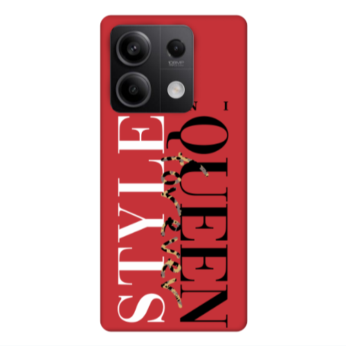 Xiaomi Redmi Note 13Pro 5G Mini Quen Forever Red Colored Silicone TPU Θήκη