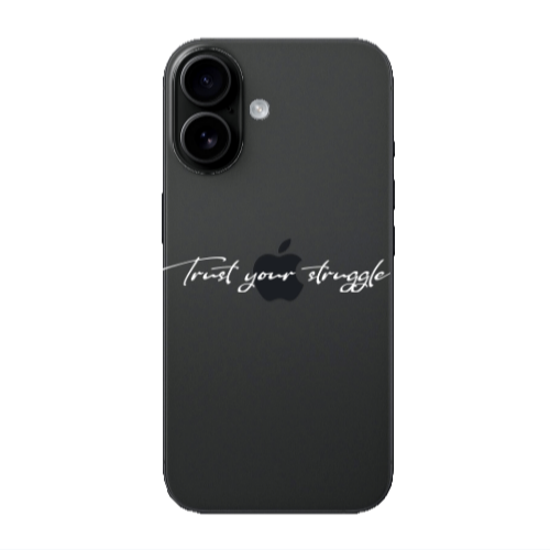 Apple Iphone 16 plus Trust your struggle Transparent Silicone TPU Θήκη