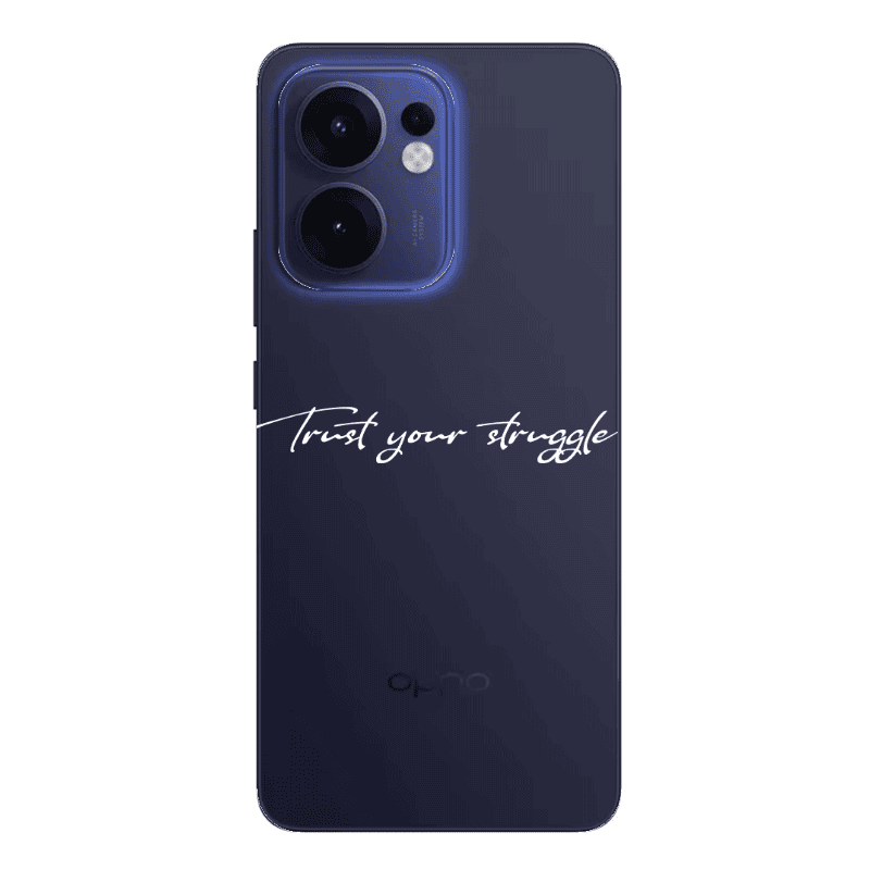Oppo Reno13 FS Trust your struggle Transparent Silicone TPU Θήκη