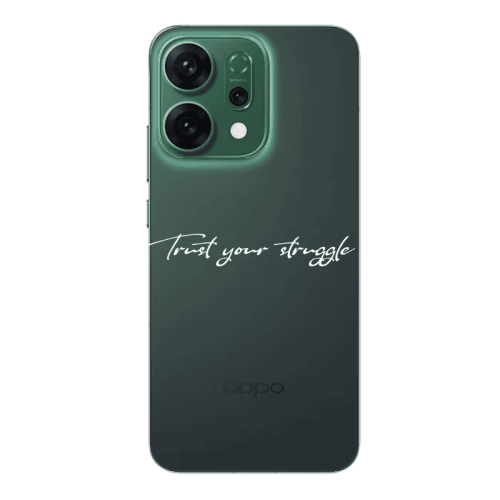 Oppo RENO 14 Trust your struggle Transparent Silicone TPU Θήκη