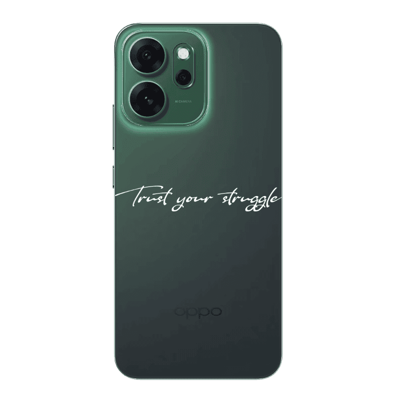 Oppo 14 F Trust your struggle Transparent Silicone TPU Θήκη