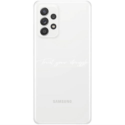 Samsung A53 Trust your struggle Transparent Silicone TPU Θήκη