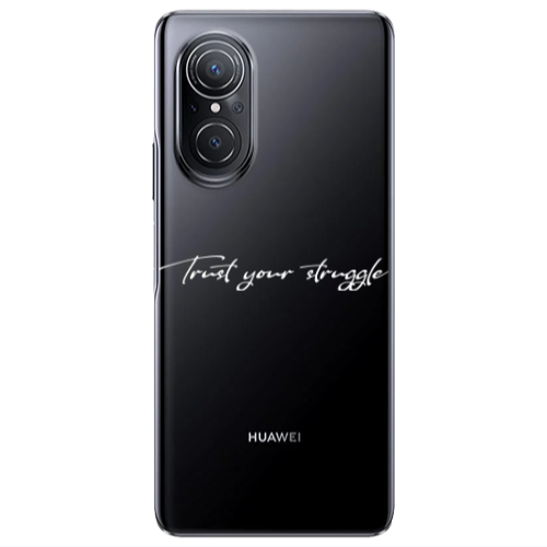 Huawei Nova 9 SE Trust your struggle Transparent Silicone TPU Θήκη