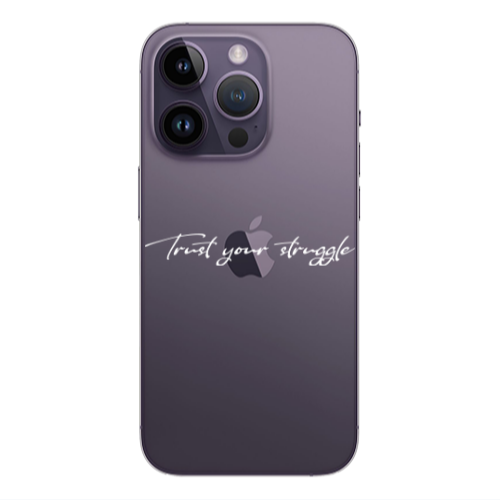 Apple iPhone 14 Pro  Trust your struggle Transparent Silicone TPU Θήκη