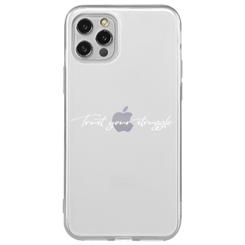 Apple iPhone 12 Pro Trust your struggle Transparent Silicone TPU Θήκη