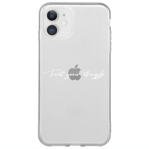 Apple iPhone 12 Mini Trust your struggle Transparent Silicone TPU Θήκη