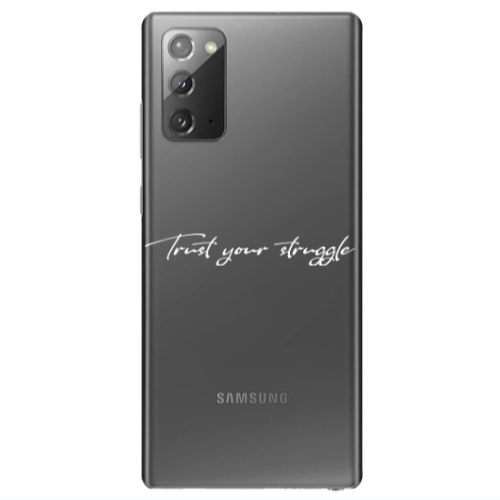 Samsung Note 20 Trust your struggle Transparent Silicone TPU Θήκη