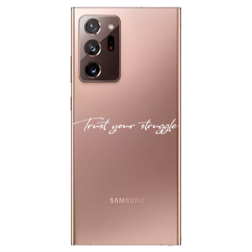 Samsung Note 20 Ultra Trust your struggle Transparent Silicone TPU Θήκη