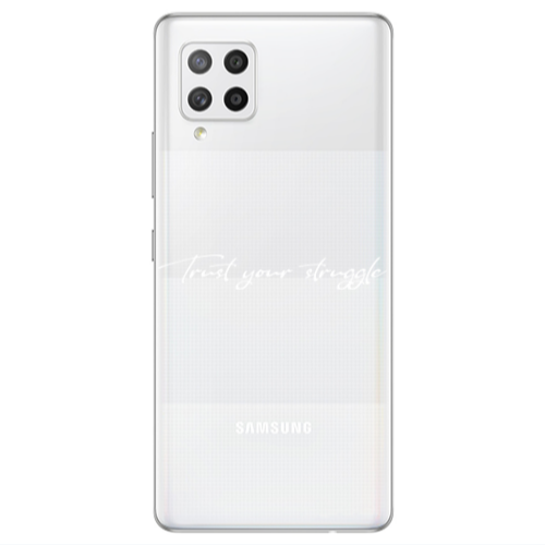 Samsung A42 5G Trust your struggle Transparent Silicone TPU Θήκη