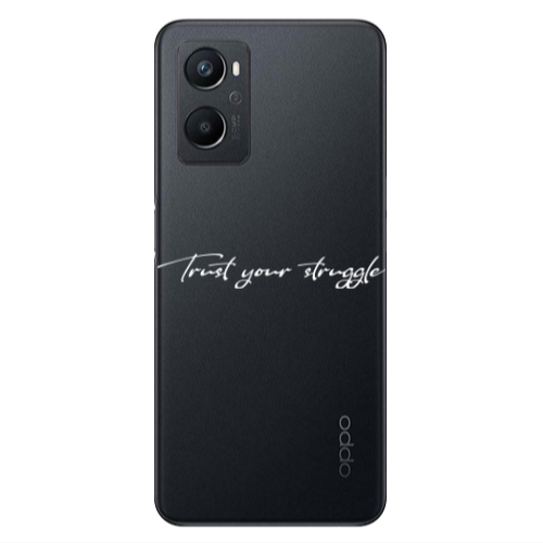 Oppo A 96 Trust your struggle Transparent Silicone TPU Θήκη