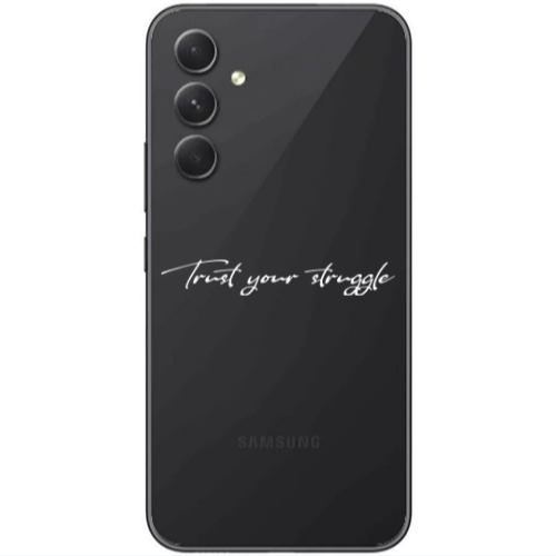 Samsung Galaxy A25 Trust your struggle Transparent Silicone TPU Θήκη