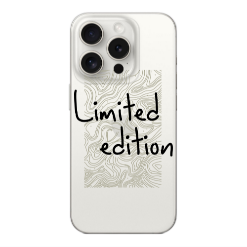 Apple Iphone 16 Pro Max Limited Edition Transparent Silicone TPU Θήκη