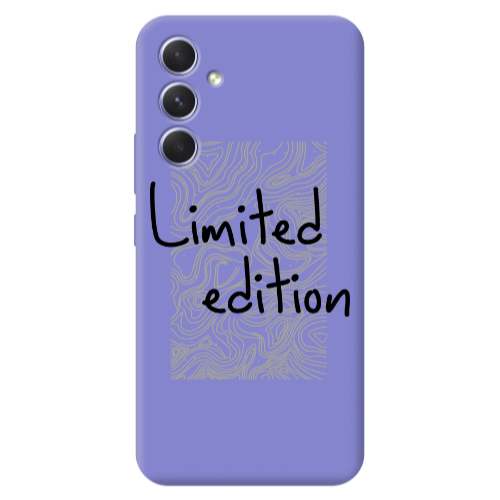 Samsung A56 Limited Edition Purple Colored Silicone TPU Θήκη