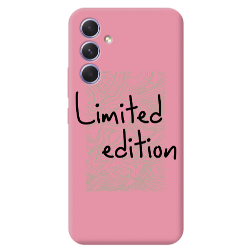 Samsung A56 Limited Edition Pink Colored Silicone TPU Θήκη