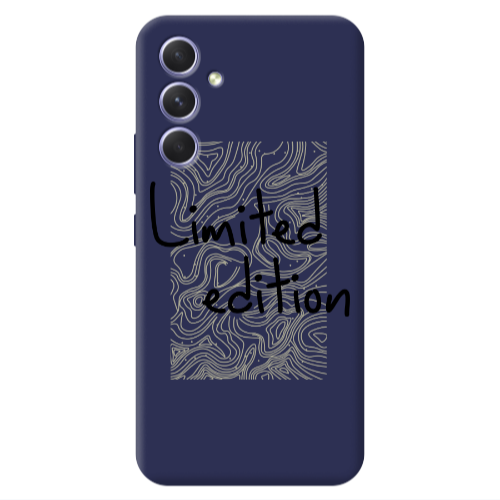 Samsung A56 Limited Edition Dark blue Colored Silicone TPU Θήκη