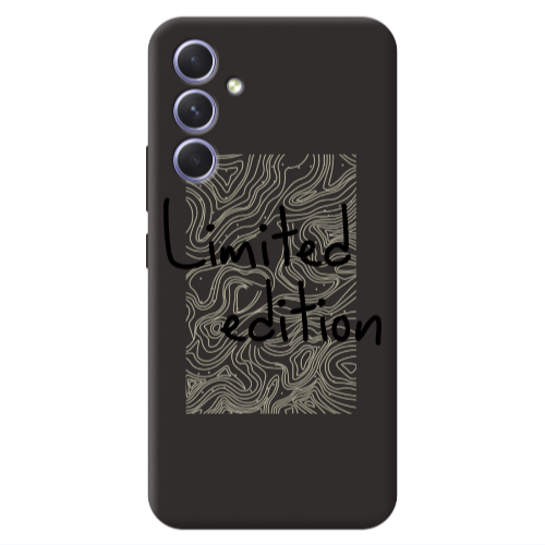Samsung A56 Limited Edition Black Colored Silicone TPU Θήκη
