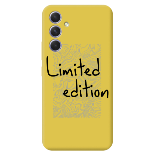 Samsung A56 Limited Edition Yellow Colored Silicone TPU Θήκη
