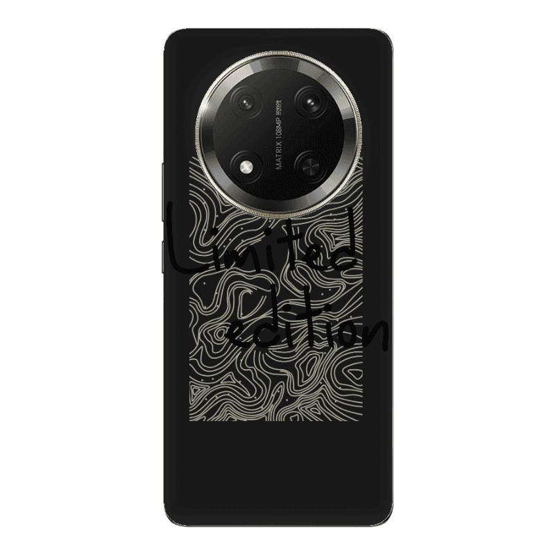 Honor Magic 7 Lite Limited Edition Black Colored Silicone TPU Θήκη