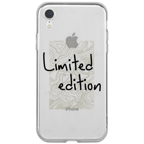 Apple iPhone Xr Limited Edition Transparent Silicone TPU Θήκη