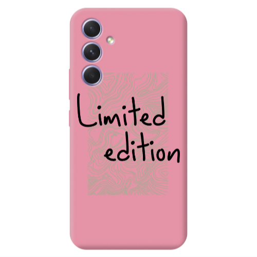 Samsung A54 Limited Edition Pink Colored Silicone TPU Θήκη