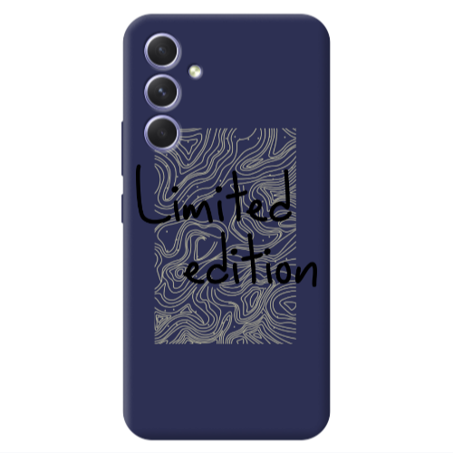 Samsung A54 Limited Edition Dark blue Colored Silicone TPU Θήκη