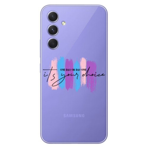 Samsung A56 One Day Or Day One Transparent Silicone TPU Θήκη