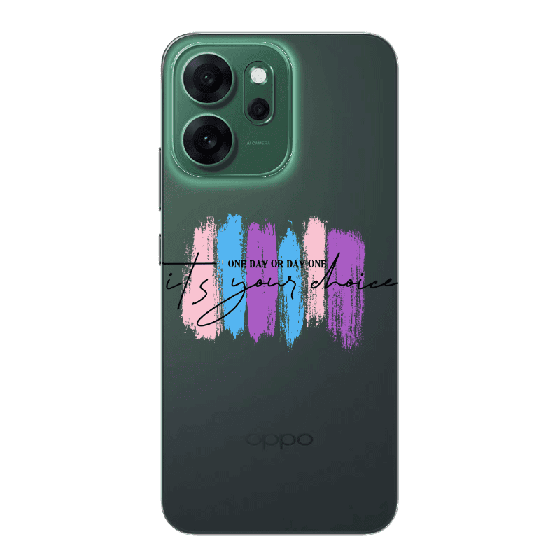 Oppo 14 F One Day Or Day One Transparent Silicone TPU Θήκη