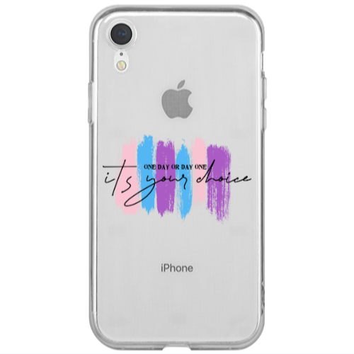 Apple iPhone Xr One Day Or Day One Transparent Silicone TPU Θήκη