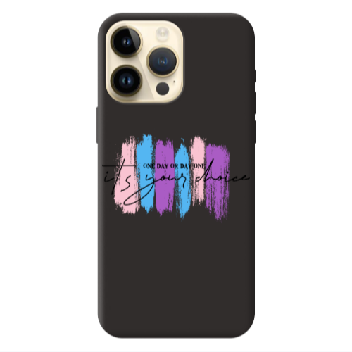 Apple iPhone 13 Pro Max One Day Or Day One Black Colored Silicone TPU Θήκη