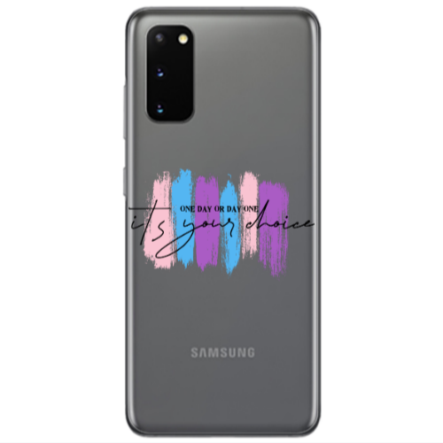 Samsung S20 One Day Or Day One Transparent Silicone TPU Θήκη