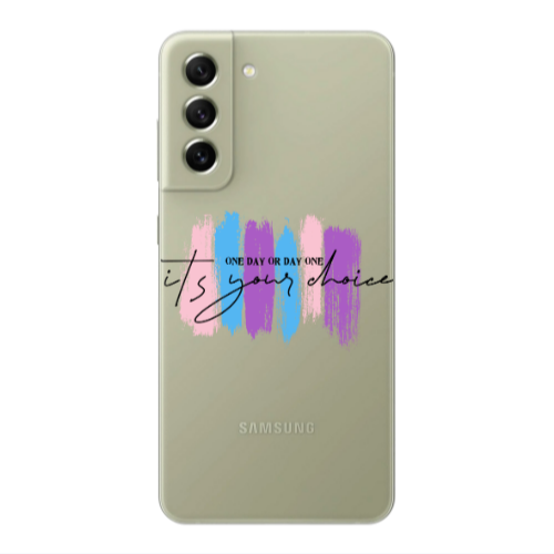 Samsung S21 One Day Or Day One Transparent Silicone TPU Θήκη