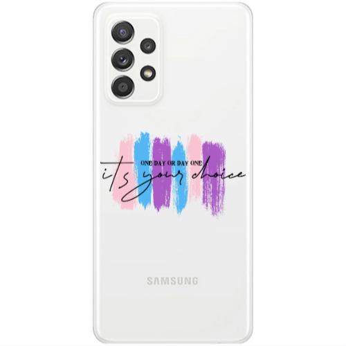 Samsung A53 One Day Or Day One Transparent Silicone TPU Θήκη
