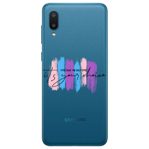 Samsung A02 One Day Or Day One Transparent Silicone TPU Θήκη