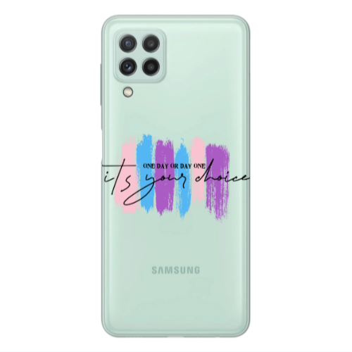 Samsung A22 4G One Day Or Day One Transparent Silicone TPU Θήκη