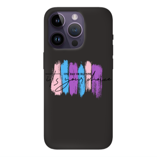 Apple iPhone 14 Pro  One Day Or Day One Black Colored Silicone TPU Θήκη