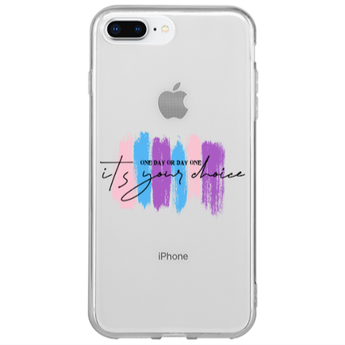 Apple iPhone 7 Plus One Day Or Day One Transparent Silicone TPU Θήκη