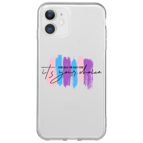 Apple iPhone 12 Mini One Day Or Day One Transparent Silicone TPU Θήκη