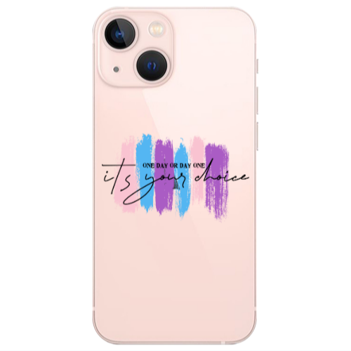 Apple iPhone 13 Mini One Day Or Day One Transparent Silicone TPU Θήκη