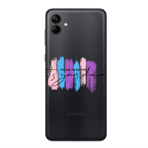 Samsung A04 One Day Or Day One Transparent Silicone TPU Θήκη
