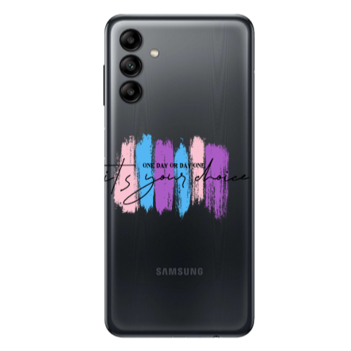 Samsung A04S One Day Or Day One Transparent Silicone TPU Θήκη