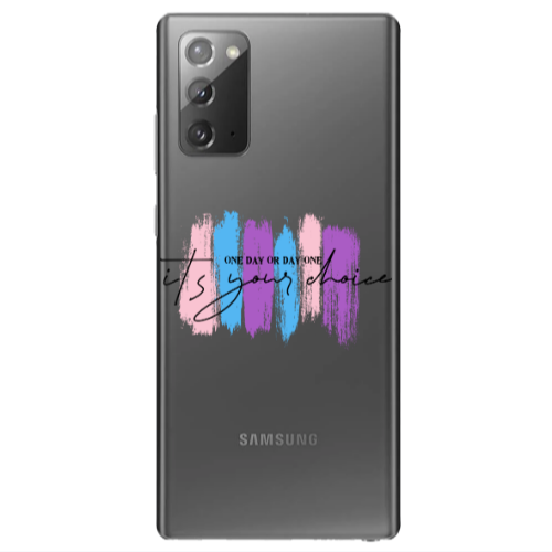 Samsung Note 20 One Day Or Day One Transparent Silicone TPU Θήκη