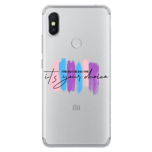 Xiaomi Redmi S2 One Day Or Day One Transparent Silicone TPU Θήκη
