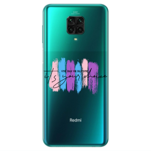 Xiaomi Redmi Note 9S One Day Or Day One Transparent Silicone TPU Θήκη