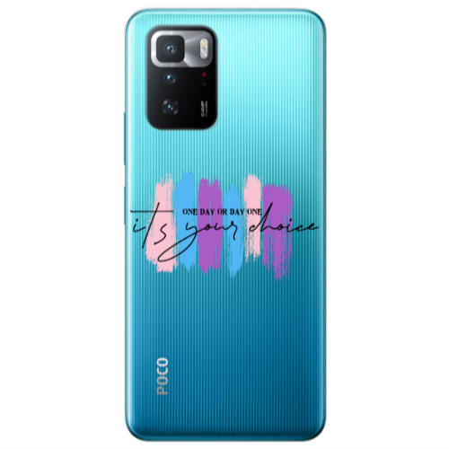 Xiaomi Poco X3 GT One Day Or Day One Transparent Silicone TPU Θήκη