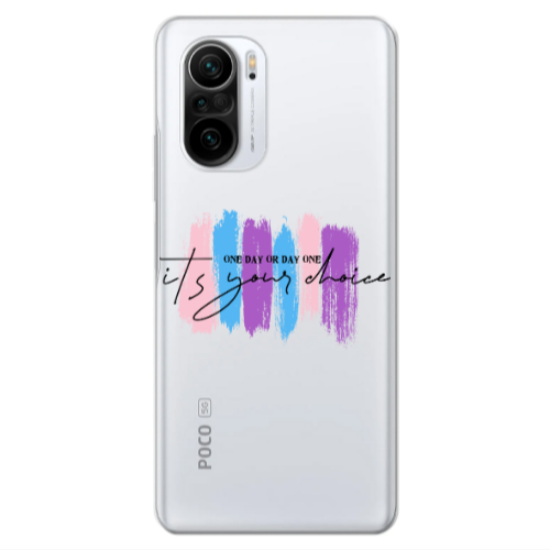 Xiaomi Poco F3 One Day Or Day One Transparent Silicone TPU Θήκη