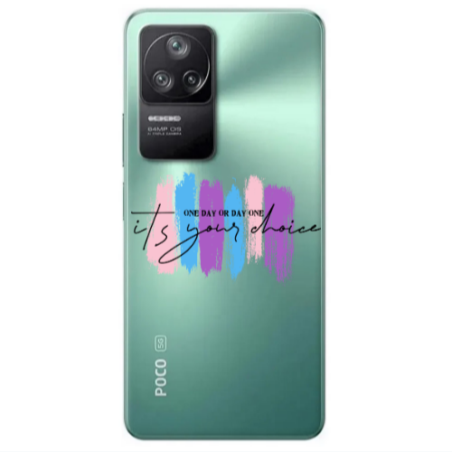 Xiaomi Poco F4 One Day Or Day One Transparent Silicone TPU Θήκη